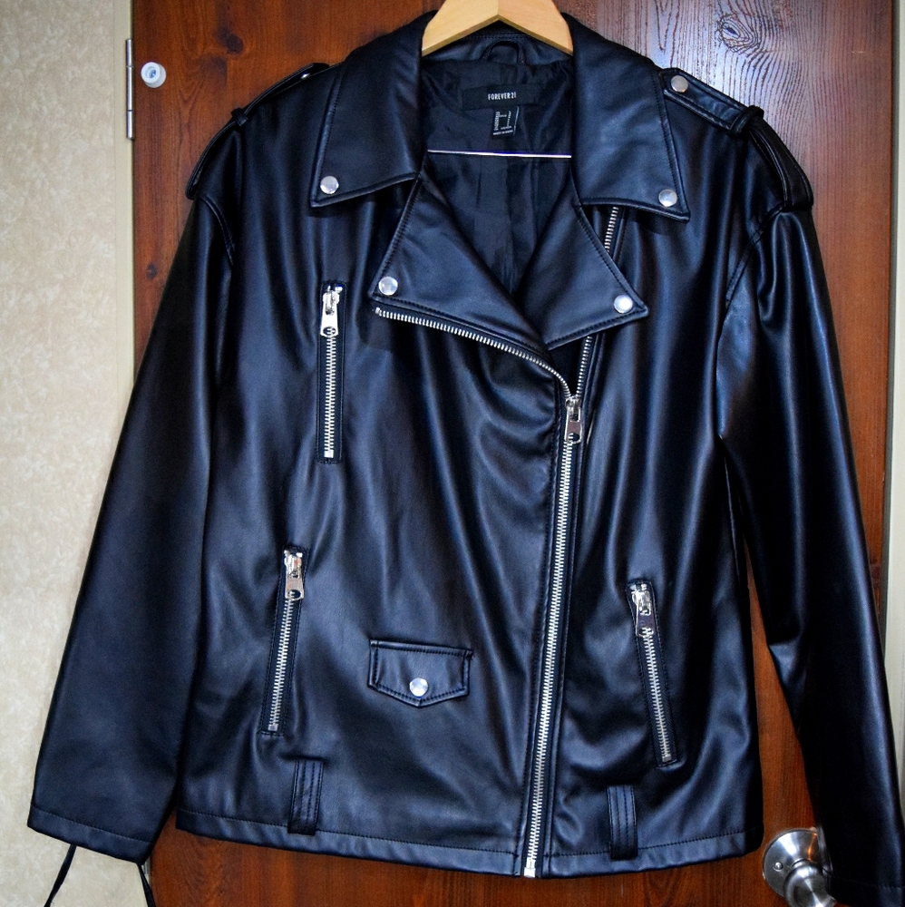 Forever 21 faux leather jacket